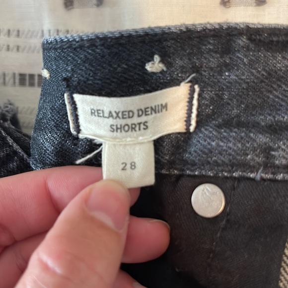 Madewell black denim shorts - Picture 5 of 5